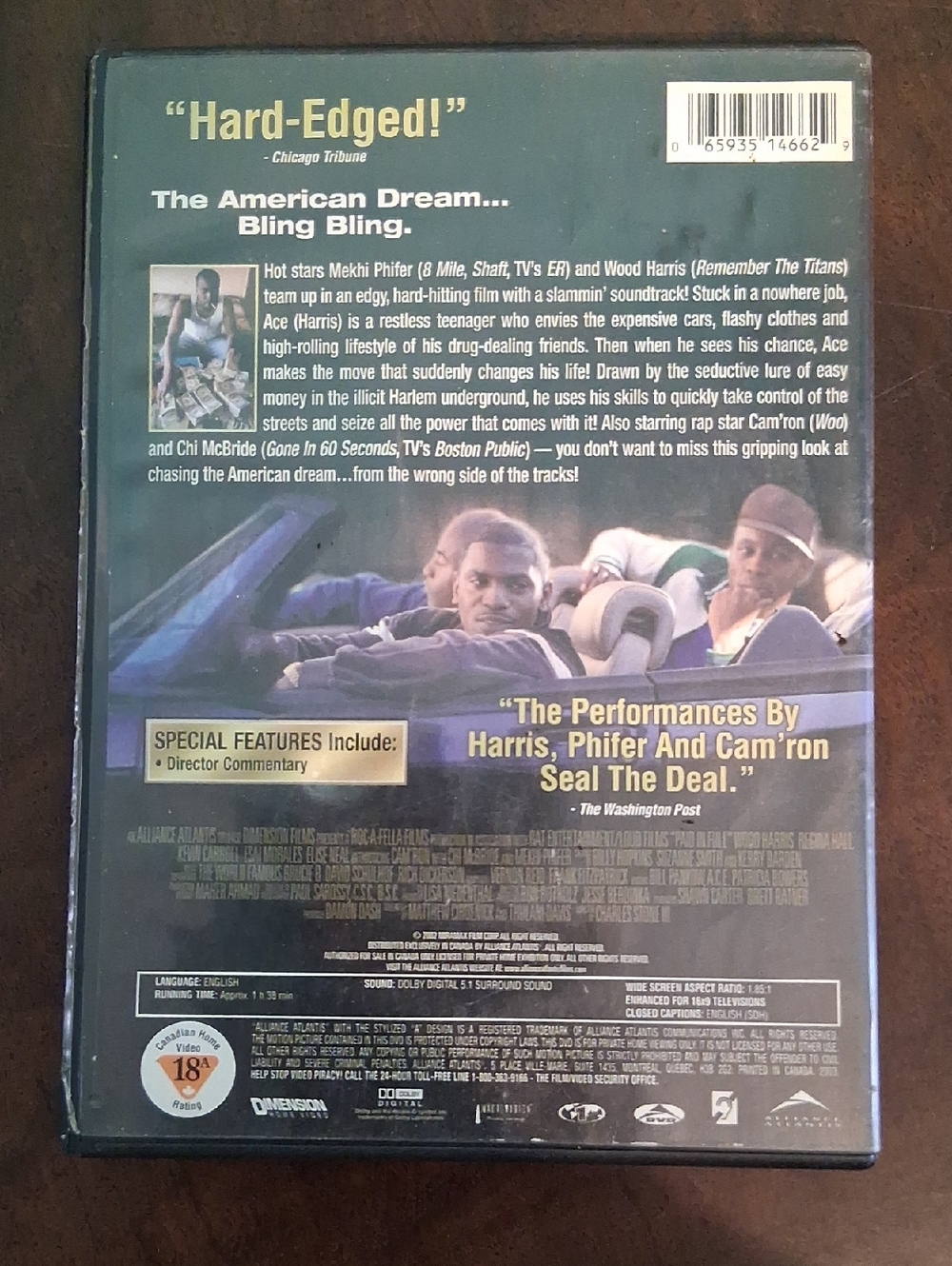 Paid In Full DVD - Picture 2 of 4
